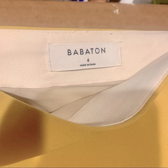 Aritzia Babaton Hopper Mini Skirt | Acacia Yellow 💛 - Picture 9 of 11